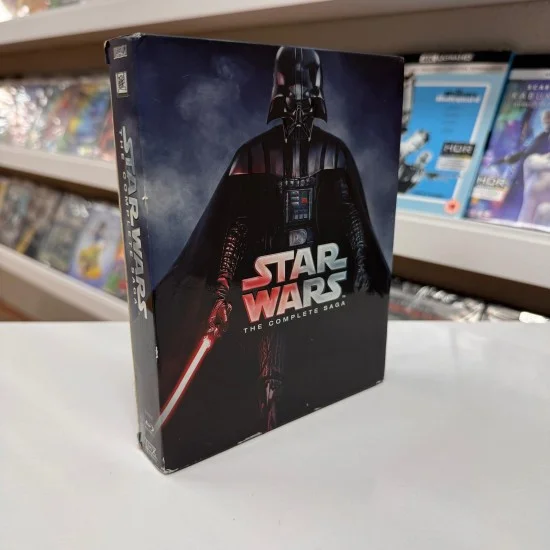 STAR WARS : THE COMPLETE SAGA BLU RAY BOX SET ( 9 DISK ) STAR WARS : THE COMPLETE SAGA BLU RAY BOX SET ( 9 DISK )