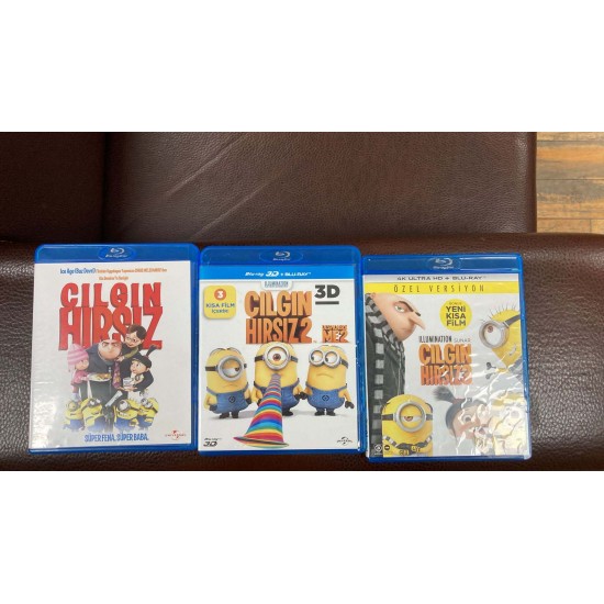 ÇILGIN HIRSIZ SERİSİ 3D2D BLURAY ÇILGIN HIRSIZ SERİSİ 3D2D BLURAY