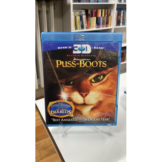 ÇİZMELİ KEDİ 3D2D BLURAY ÇİZMELİ KEDİ 3D2D BLURAY