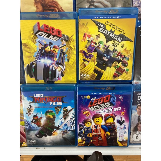 LEGO SERİSİ 4 FİLM 7 DİSK 3D2D BLU RAY LEGO SERİSİ 4 FİLM 7 DİSK 3D2D BLU RAY