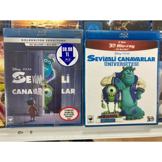 SEVİMLİ CANAVARLAR SERİSİ 3D2D BLURAY SEVİMLİ CANAVARLAR SERİSİ 3D2D BLURAY