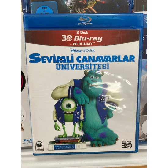 SEVİMLİ CANAVARLAR ÜNİVERSİTESİ 3D2D BLURAY SEVİMLİ CANAVARLAR ÜNİVERSİTESİ 3D2D BLURAY