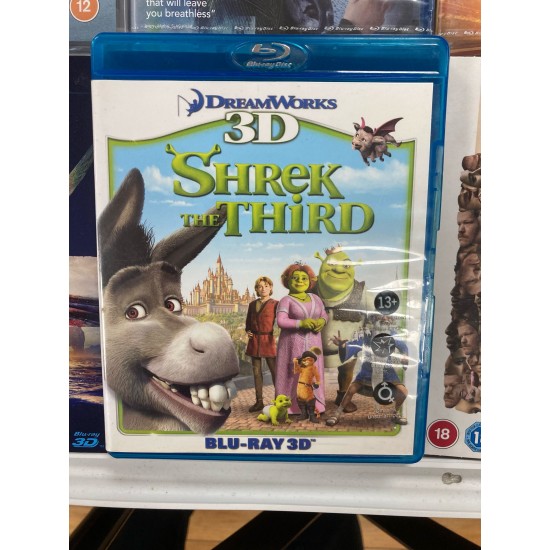 SHREK THE THIRD 3D BLU RAY SHREK THE THIRD 3D BLU RAY