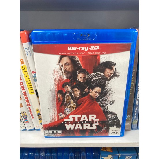 STAR WARS : THE LAST JEDI 3D + 2D + BONUS BLU RAY STAR WARS : THE LAST JEDI 3D + 2D + BONUS BLU RAY