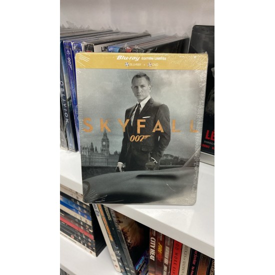 SKYFALL STEELBOOK BLU RAY + DVD SKYFALL STEELBOOK BLU RAY + DVD