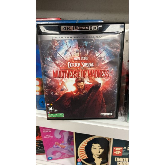 DOCTOR STRANGE IN THE MULTIVERSE OF MADNESS 4K UHD + BLU RAY DOCTOR STRANGE IN THE MULTIVERSE OF MADNESS 4K UHD + BLU RAY