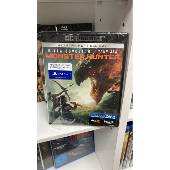 MONSTER HUNTER 4K UHD + BLU RAY MONSTER HUNTER 4K UHD + BLU RAY