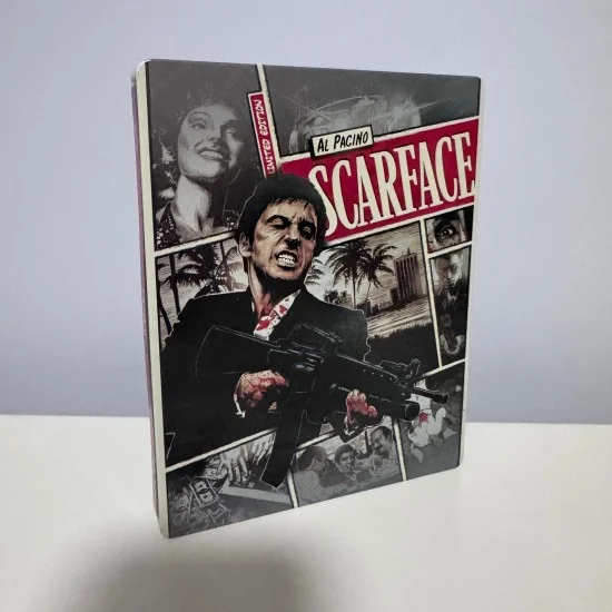 SCARFACE - YARALI YUZ STEELBOOK BLU RAY SCARFACE - YARALI YUZ STEELBOOK BLU RAY