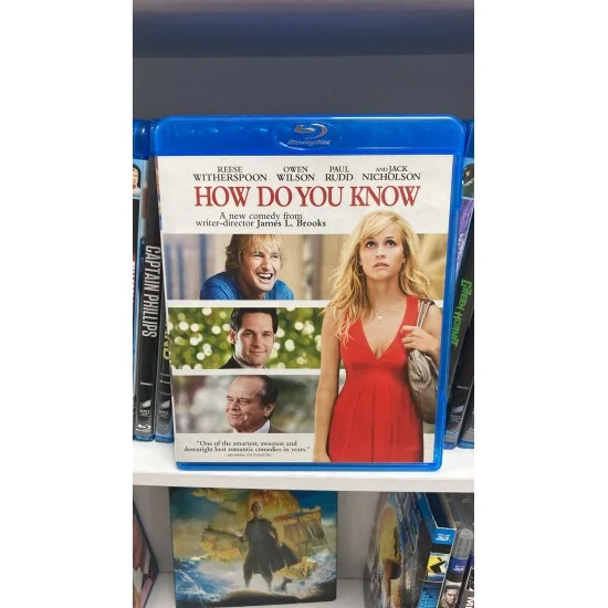 HOW DO YOU KNOW BLURAY HOW DO YOU KNOW BLURAY