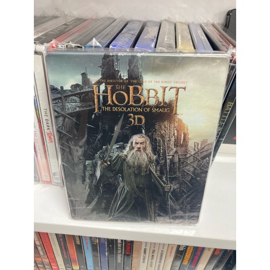 THE HOBBIT - THE DESOLATION OF SMAUG STEELBOOK BLU RAY ( 3D+2D+BONUS) - 4 DISK THE HOBBIT - THE DESOLATION OF SMAUG STEELBOOK BLU RAY ( 3D+2D+BONUS) - 4 DISK