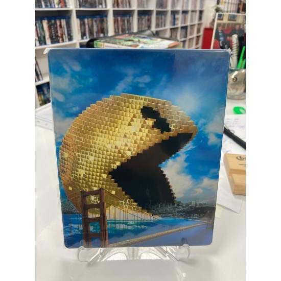 PIXELS STEELBOOK BLU RAY ( 3D2D 2 DISK )