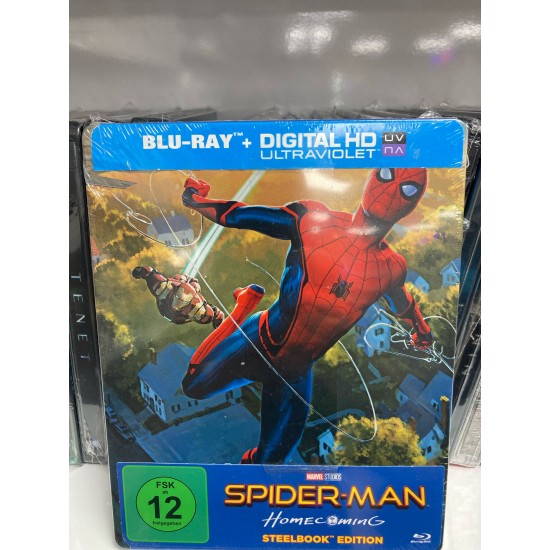SPIDER MAN : HOMECOMING STEELBOOK BLU RAY SPIDER MAN : HOMECOMING STEELBOOK BLU RAY