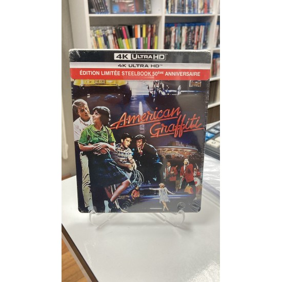 AMERICAN GRAFFITI 4K UHD + BLU RAY LIMITED EDITION STEELBOOK AMERICAN GRAFFITI 4K UHD + BLU RAY LIMITED EDITION STEELBOOK
