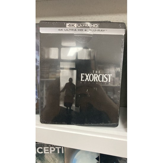 THE EXORCIST BELIEVER 4K UHD + BLU RAY STEELBOOK THE EXORCIST BELIEVER 4K UHD + BLU RAY STEELBOOK