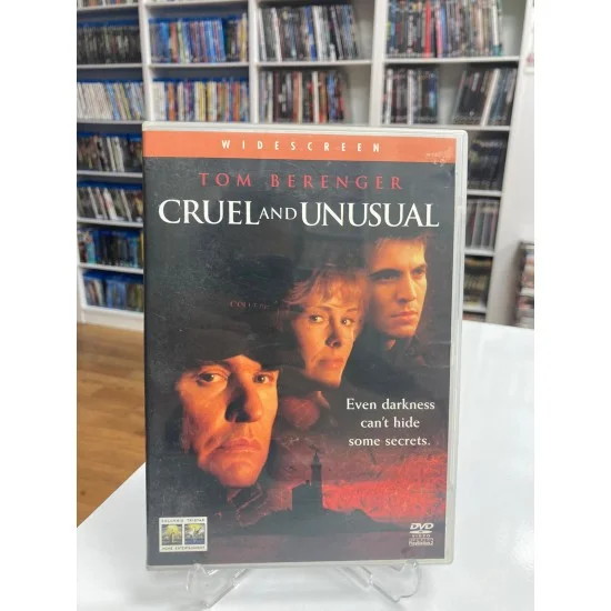 CRUEL AND UNUSUAL DVD CRUEL AND UNUSUAL DVD