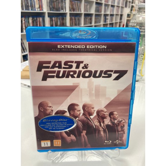FAST & FURIOUS 7 BLU RAY FAST & FURIOUS 7 BLU RAY