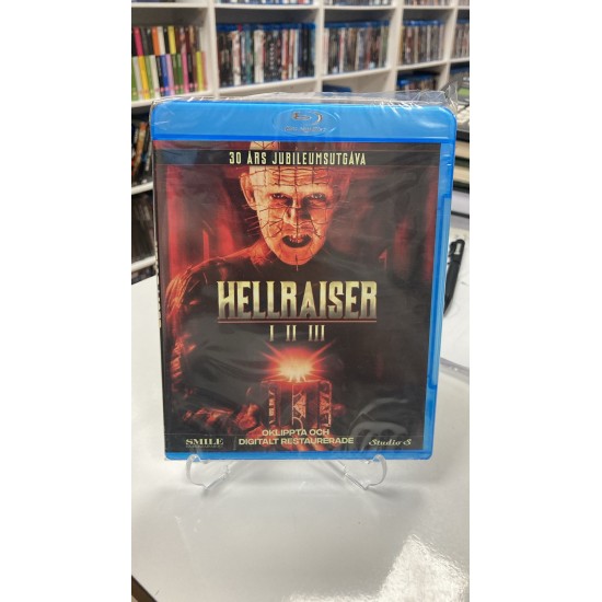 HELLRAISER I - II - III BLU RAY BOX SET ( TEK DİSK ) HELLRAISER I - II - III BLU RAY BOX SET ( TEK DİSK )