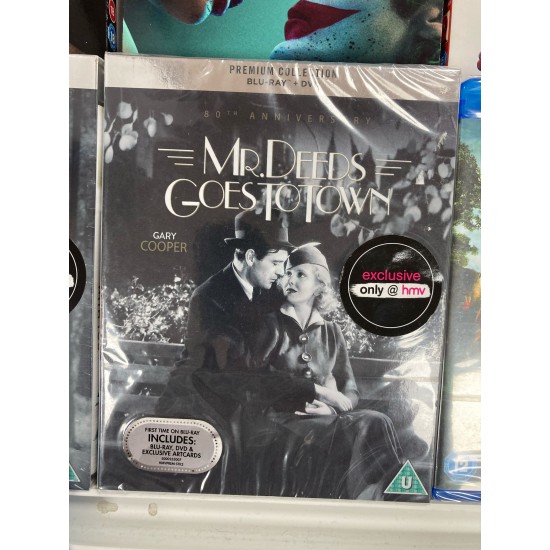 MR. DEEDS GOES TO TOWN BLU RAY + DVD ( PREMIUM COLLECTION ) MR. DEEDS GOES TO TOWN BLU RAY + DVD ( PREMIUM COLLECTION )