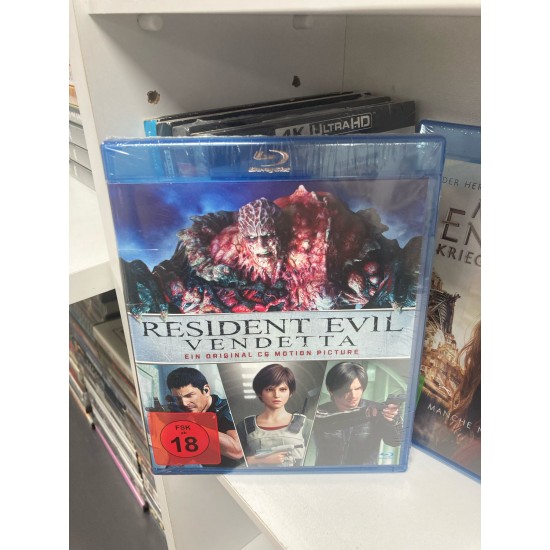 RESIDENT EVIL : VENDETTA BLU RAY RESIDENT EVIL : VENDETTA BLU RAY
