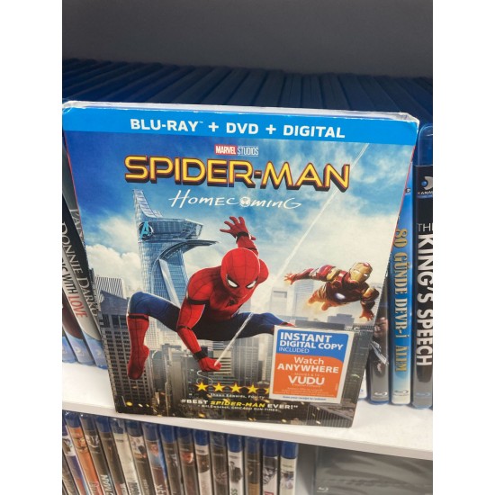 SPIDER MAN : HOMECOMING BLU RAY + DVD SPIDER MAN : HOMECOMING BLU RAY + DVD