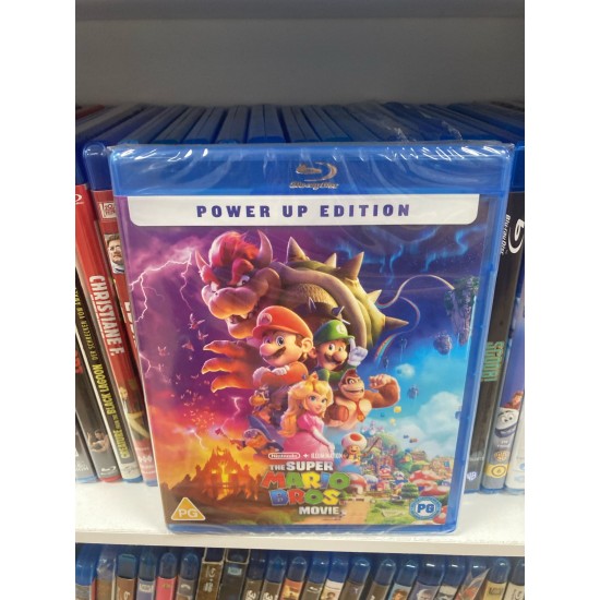 THE SUPER MARIO BROS. MOVIE BLU RAY THE SUPER MARIO BROS. MOVIE BLU RAY