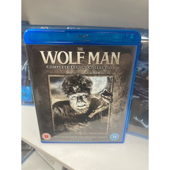 THE WOLF MAN - COMPLETE LEGACY COLLECTION BLU RAY SET ( 1935 - 1948 ) 4 DISK 7 FILM