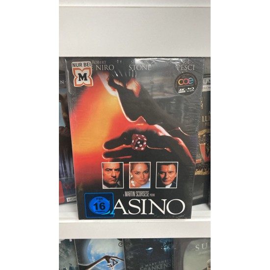 CASINO LIMITED EDITION MEDIABOOK 4K UHD + BLU RAY ( NUMBER : 068) CASINO LIMITED EDITION MEDIABOOK 4K UHD + BLU RAY ( NUMBER : 068)