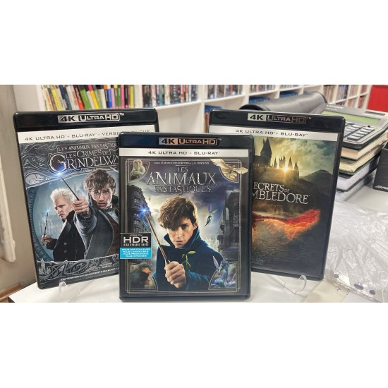 FANTASTİK CANAVARLAR SERİSİ 4K UHD + BLU RAY ( 3 FİLM SET ) FANTASTİK CANAVARLAR SERİSİ 4K UHD + BLU RAY ( 3 FİLM SET )