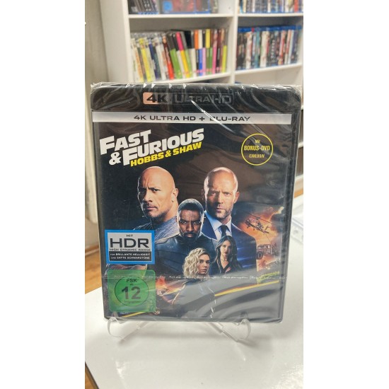 HOBBS VE SHAW 4K UHD + BLU RAY HOBBS VE SHAW 4K UHD + BLU RAY