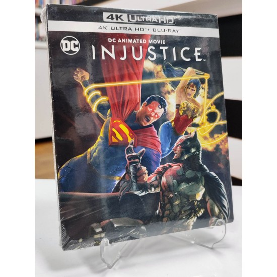 INJUSTICE ( DC ANIMATED MOVIE ) 4K UHD + BLU RAY INJUSTICE ( DC ANIMATED MOVIE ) 4K UHD + BLU RAY