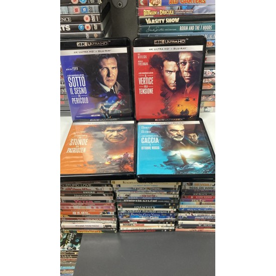 JACK RYAN SERISI - 4 FILM 4K UHD + BLU RAY BOX SET ( 8 DISK ) JACK RYAN SERISI - 4 FILM 4K UHD + BLU RAY BOX SET ( 8 DISK )