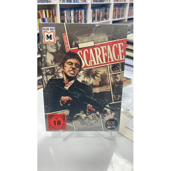 SCARFACE - YARALI YUZ LIMITED EDITION MEDIABOOK 4K UHD + BLU RAY ( NUMBER : 218 ) SCARFACE - YARALI YUZ LIMITED EDITION MEDIABOOK 4K UHD + BLU RAY ( NUMBER : 218 )