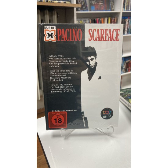 SCARFACE - YARALI YUZ LIMITED EDITION MEDIABOOK 4K UHD + BLU RAY ( NUMBER : 472 ) SCARFACE - YARALI YUZ LIMITED EDITION MEDIABOOK 4K UHD + BLU RAY ( NUMBER : 472 )