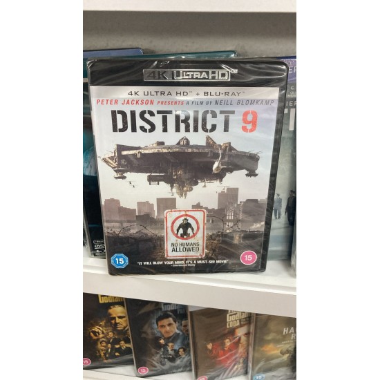 YASAK BÖLGE 9 - DISTRICT 9 4K UHD + BLU RAY YASAK BÖLGE 9 - DISTRICT 9 4K UHD + BLU RAY