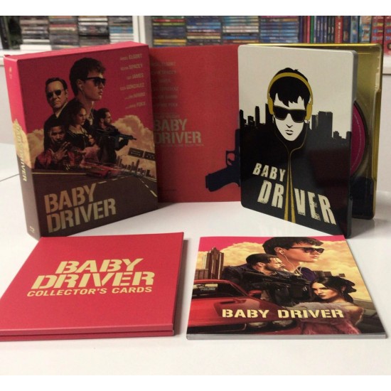 BABY DRIVER FILMARENA EXCLUSIVE LIMITED EDITION STEELBOOK BLU RAY